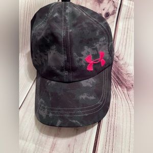 Camo and Pink Under Armour Cap